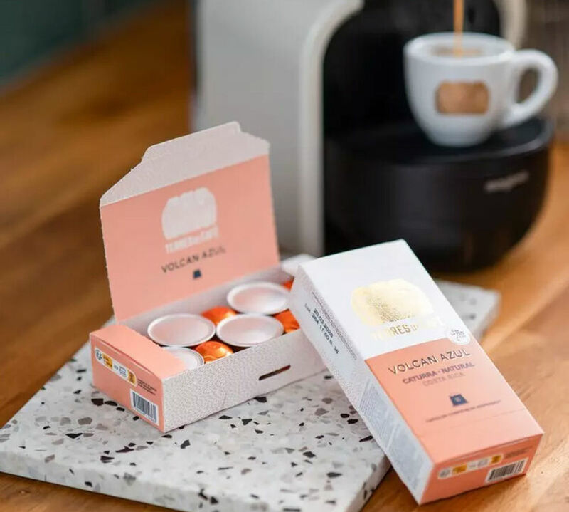 10 capsules compatibles Nespresso&reg; Volcan Azul Caturra - TERRES DE CAF&Eacute; image number 1