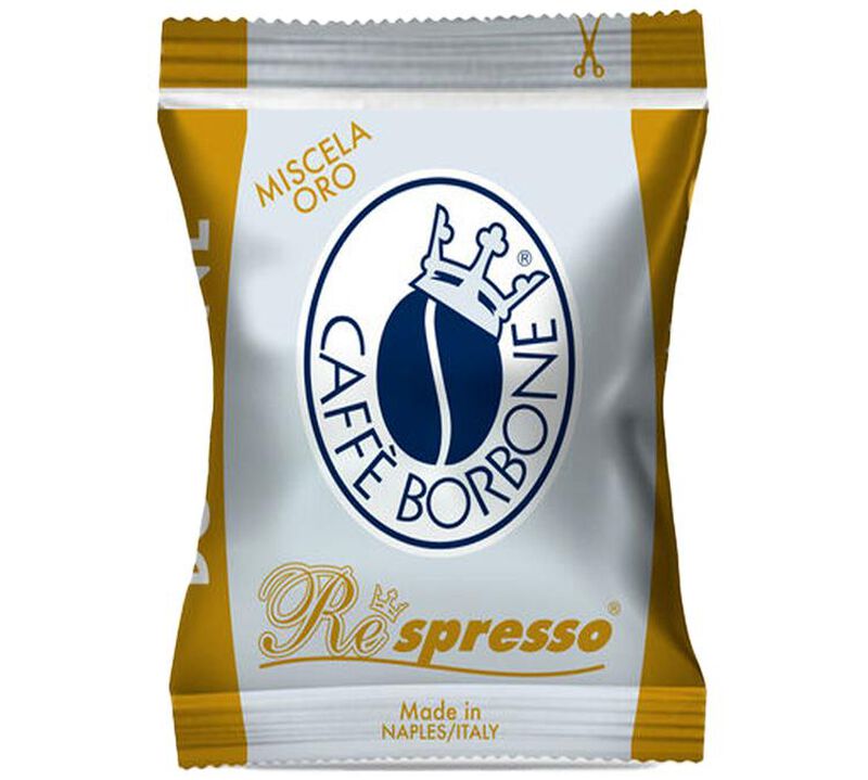 100 capsule compatibili Nespresso* Original - Caff&eacute; Borbone Respresso Miscela Oro image number 1