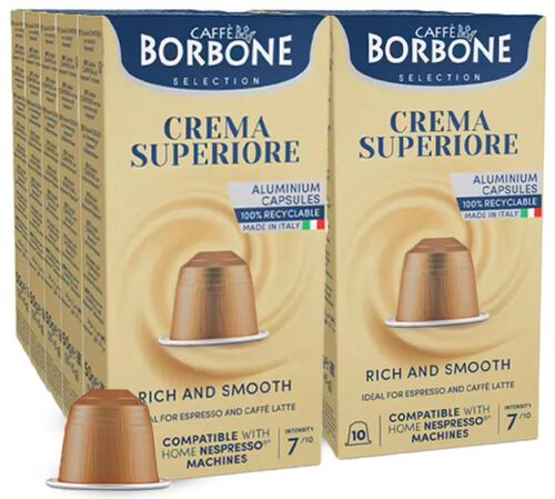 100 Capsule compatibili Nespresso* Original Crema superiore - Caff&egrave; Borbone