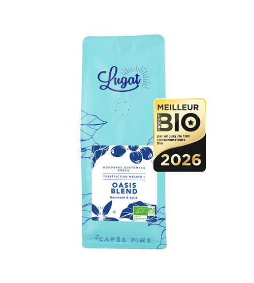 Lugat Organic Coffee Beans - Oasis Blend - 250g