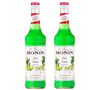 Sirop Monin - Banane Verte - 2 x 70 cl image number 0