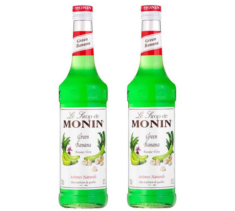 Sirop Monin - Banane Verte - 2 x 70 cl image number 0