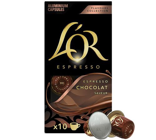 10 capsule compatibili Nespresso* Original Cioccolato &ndash; L'Or Espresso