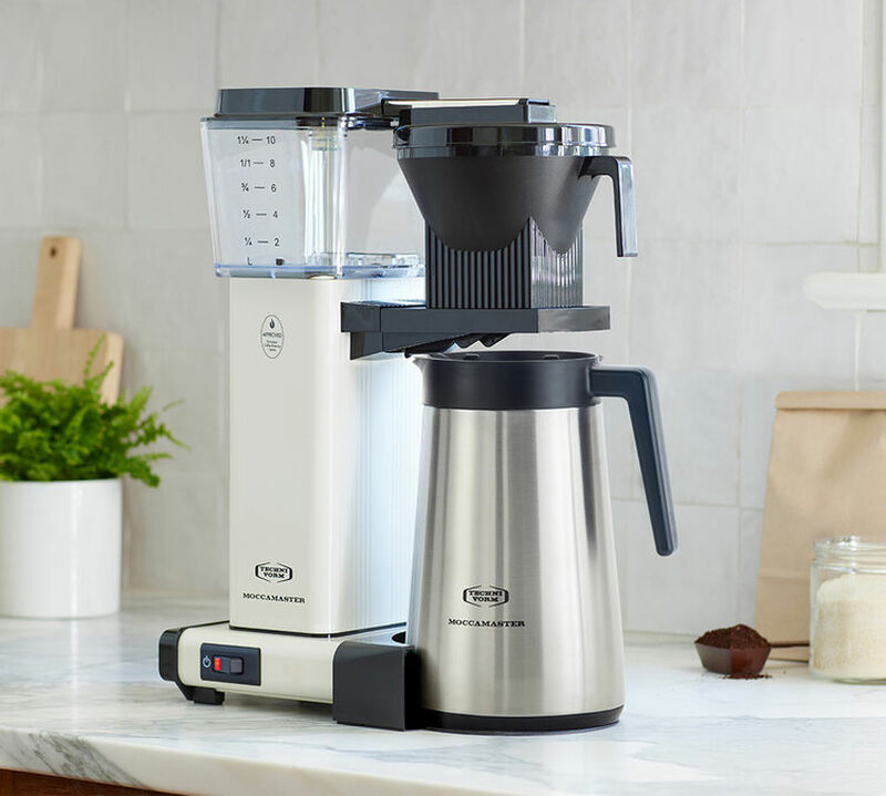 Cafeti&egrave;re filtre Moccamaster KBGT Blanche avec verseuse isotherme 1.25L image number 5