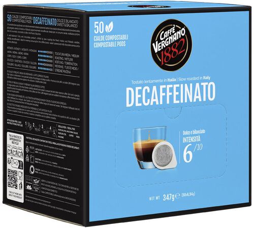 50 ESE Pods Decaffeinato - Caff&egrave; Vergnano image number 1