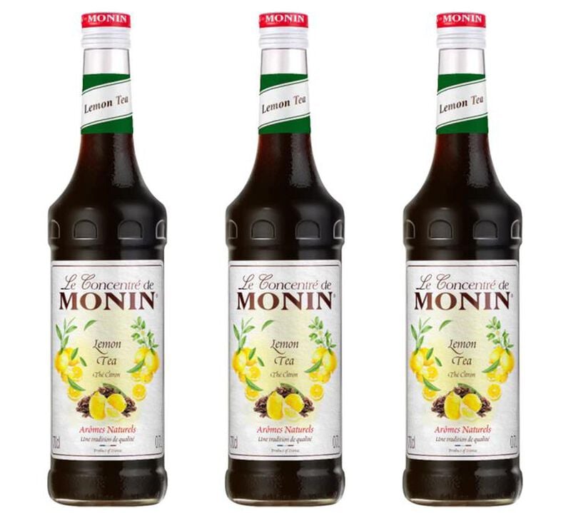 Lot de 3 Sirops Th&eacute; Citron 3 x 70cl - MONIN image number 0
