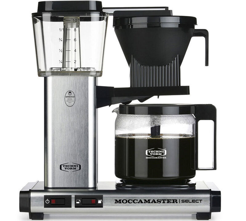 Caffettiera filtro Moccamaster KBG741 Select Alluminio Spazzolato image number 0