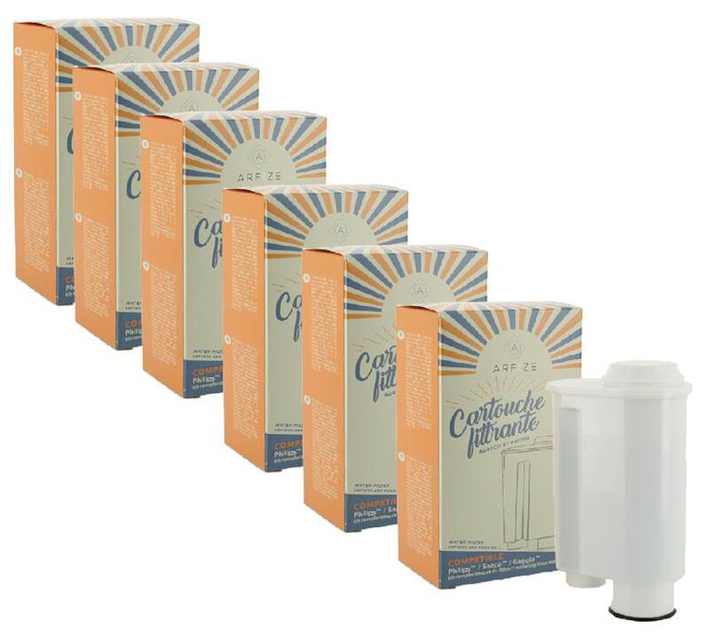 ARFIZE - Filtro acqua compatibile Brita Intenza+ PHILIPS/ SAECO/ GAGGIA - ACF-11J x 6 image number 0