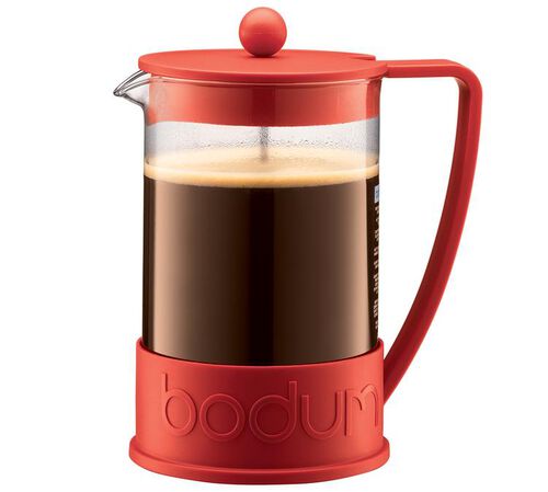 Bodum Brazil 3-cup French Press in Red - 350ml