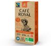 10 capsules compatibles Nespresso* Original P&eacute;rou Espresso Bio - Fairtrade - CAF&Eacute; ROYAL image number 0