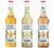 Pure by Monin - Trois sirops concentr&eacute;s aux fruits - Mangue, citron, p&ecirc;che - 3 x 70 cl image