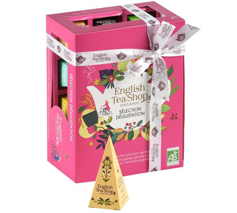 English Tea Shop Organic Classic Collection Gift Box - 12 Pyramid Prisms image number 0