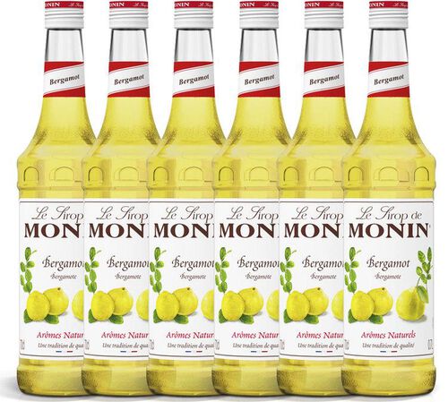 Sirop Bergamote + pompe doseuse 6 x 70cl - MONIN