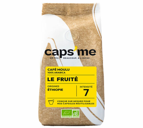 200g - Caf&eacute; moulu - Le Fruit&eacute; Bio - CAPS ME