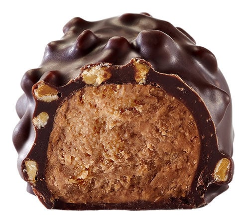 Ballotin No&euml;l - Assortiment chocolat noir 70% & lait - 160g - REVILLON image number 4