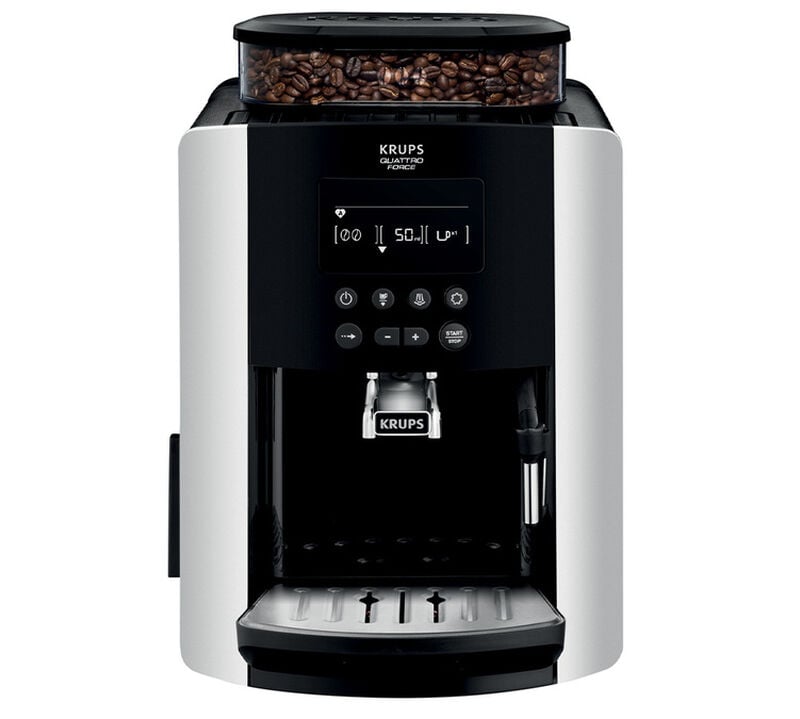 Expresso Broyeur Krups Arabica Noire Argent YY3075FD image number 1
