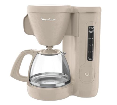 Cafeti&egrave;re filtre Morning FG2M0B10 Gris chaud - MOULINEX image number 1