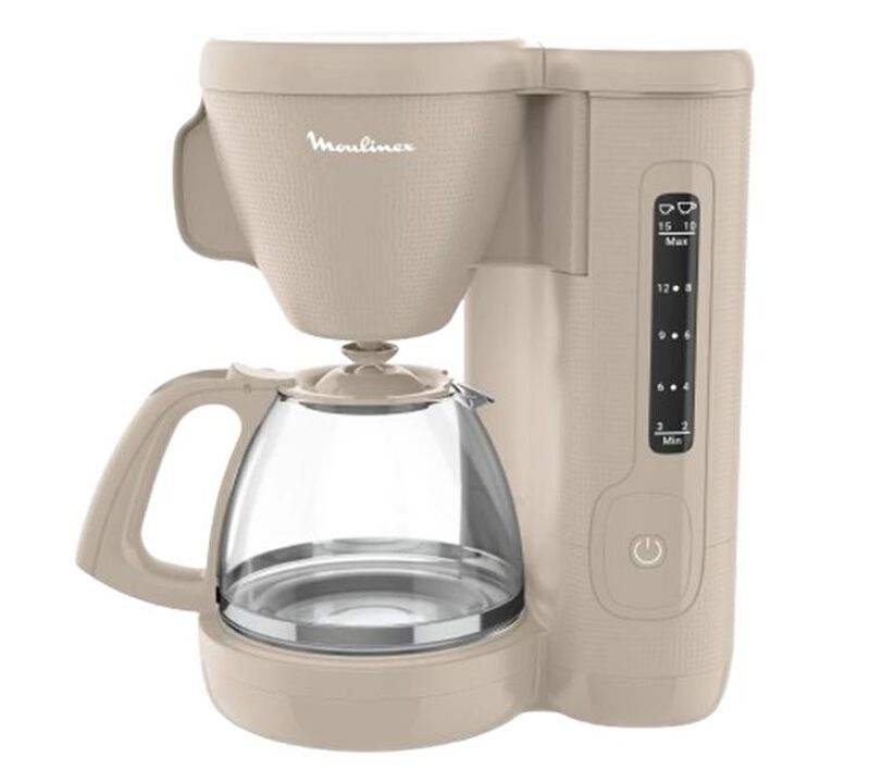 Cafeti&egrave;re filtre Morning FG2M0B10 Gris chaud - MOULINEX image number 1