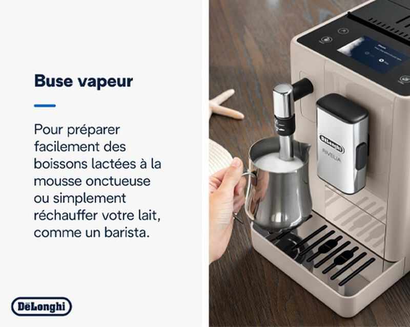 Expresso Broyeur DELONGHI Rivelia FEB 4435.BG Beige Sable image number 6