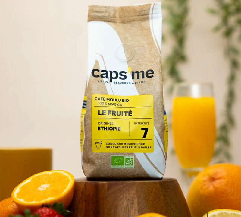 200g - Caf&eacute; moulu - Le Fruit&eacute; Bio - CAPS ME image number 1