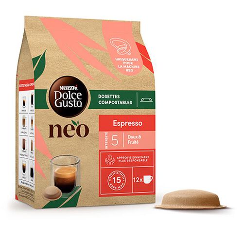 12 cialde Nescafe* Dolce Gusto* NEO Espresso image number 4