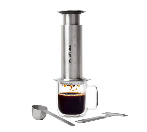 Cafeti&egrave;re nomade AEROPRESS Steel inox