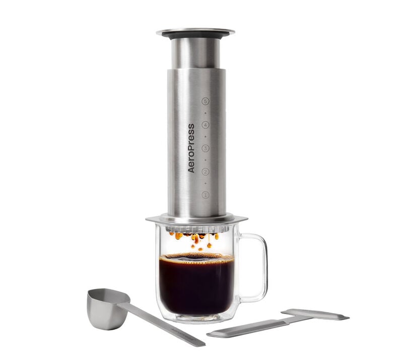 Cafeti&egrave;re nomade AEROPRESS Steel inox image number 0
