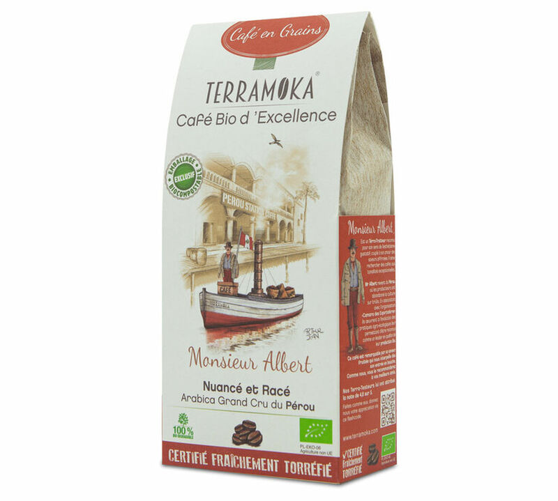 Terramoka Albert organic coffee beans - 200g image number 0