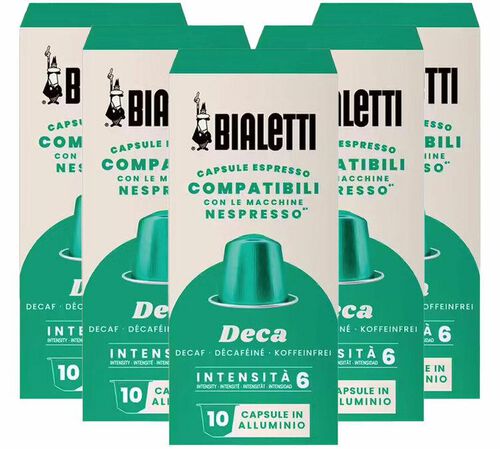 50 capsules compatibles Nespresso* Original Deca - BIALETTI