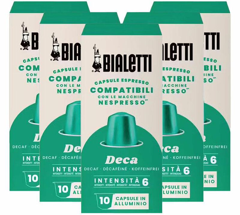 50 capsules compatibles Nespresso* Original Deca - BIALETTI image number 0