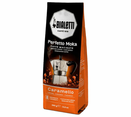 Bialetti - Perfetto Moka Caramel gemahlener Kaffee 250 g image number 1