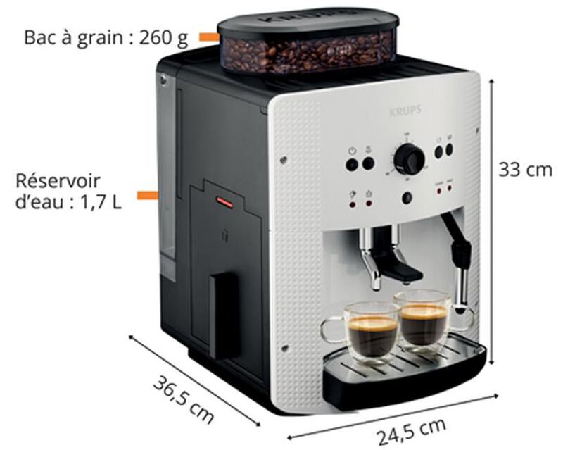 Krups Essential Bianca EA810570 Macchina da caff&egrave; automatica image number 1