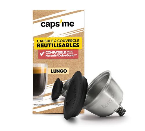 Capsules r&eacute;utilisables compatibles Nescaf&eacute;* Dolce Gusto - Coffret Slide compatible Nescaf&eacute;* Dolce Gusto&reg; - CAPS'ME image number 1