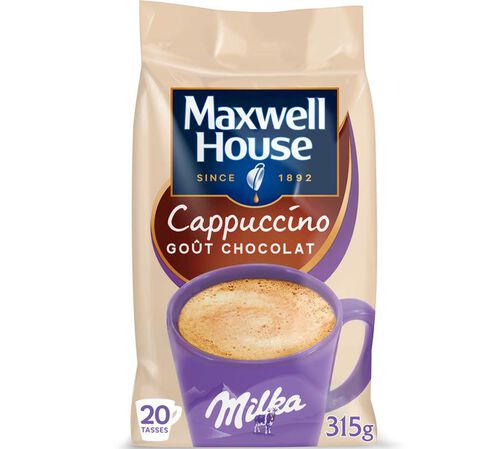 Maxwell House Instant Coffee, Cappuccino Milka&reg; - 315g