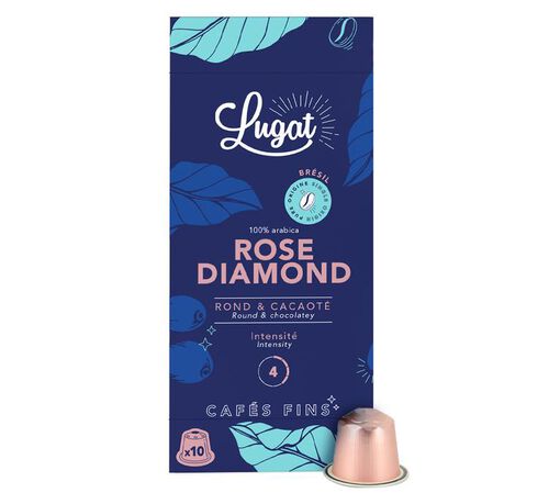 Lugat -  10 Capsule Compatibili Nespresso&reg; - Rose Diamond