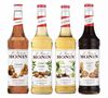 Lot de 4 Sirops Monin - French Vanilla / Caramel / Cookie Chocolat / Noisette - 4 x 70 cl image number 0
