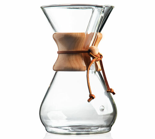 Chemex Coffee Maker with Wood Collar - 8 cups