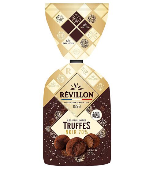 Les papillotes truffes noir 70 % - 370 g - R&Eacute;VILLON