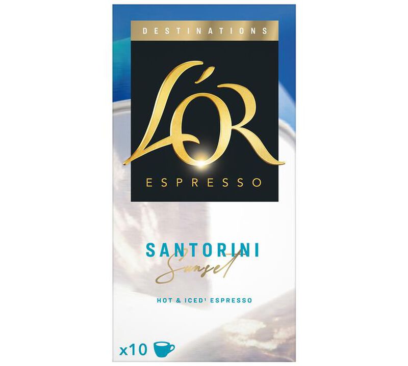 L'Or Espresso Nespresso* Original Compatible Capsules Santorini Sunset x 10 image number 0