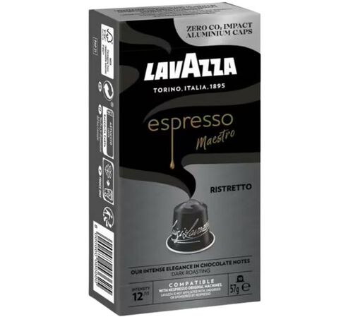 200 Nespresso* Original Compatible Capsules Ristretto Maestro - Lavazza image number 1
