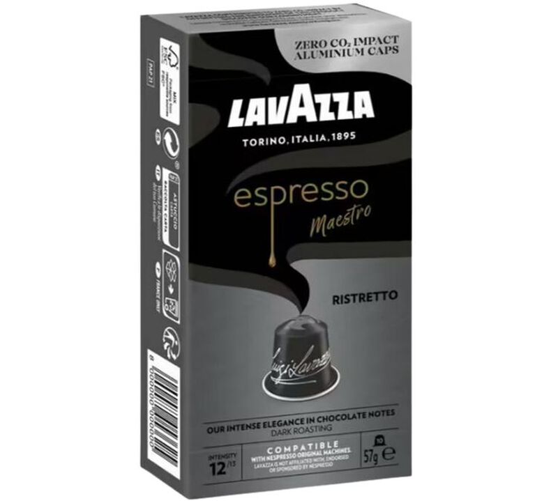 Espresso Maestro Ristretto Lavazza Nespresso&reg; Compatible Pods x 200 image number 1