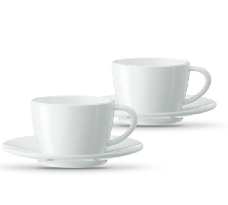 Set 2 tasses Cappuccino avec soucoupes - Jura image number 0