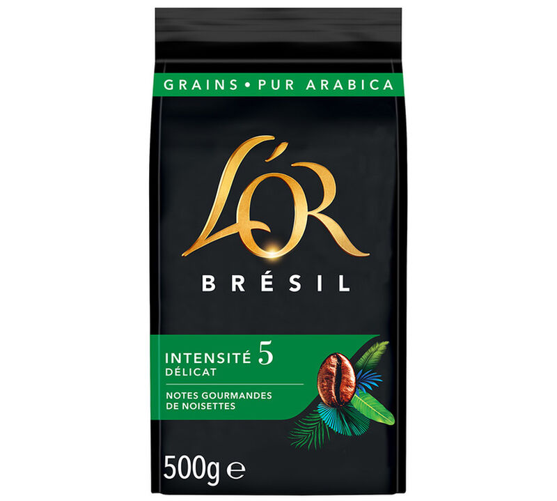 L'Or Premium Coffee Beans Brazil Perles du Br&eacute;sil - 500g image number 0
