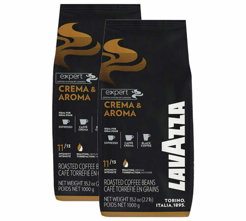 2 kg caf&eacute; en grain Crema & Aroma - Lavazza