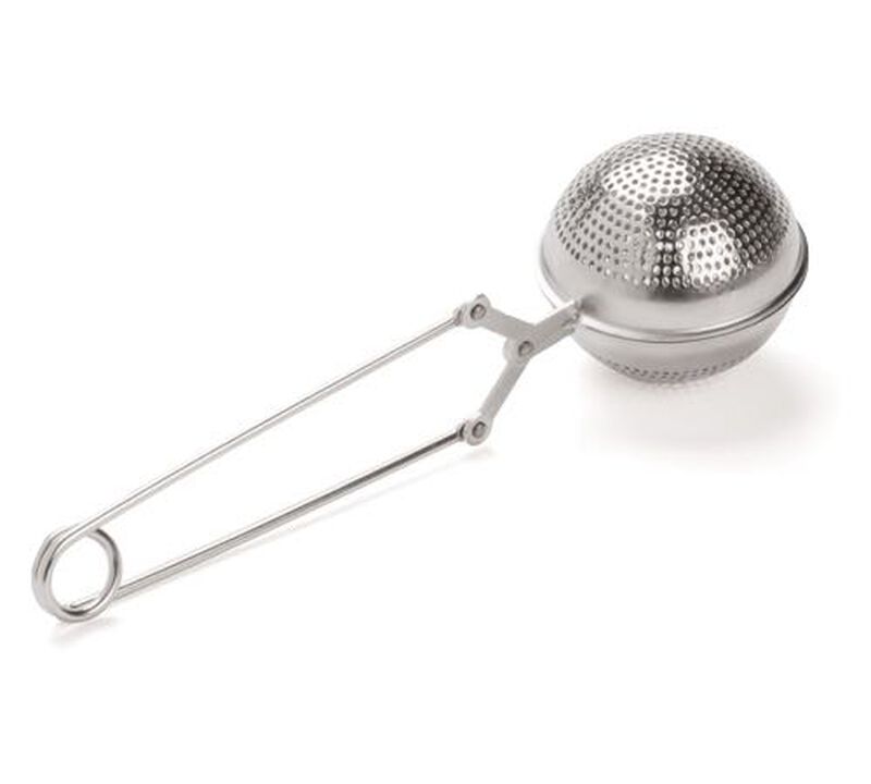 Dammann Fr&egrave;res stainless steel infusing spoon with tongs image number 0