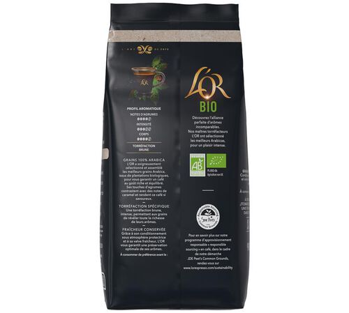 L'Or Espresso Organic Coffee Beans - 900g image number 1