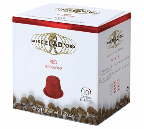 10 capsule compatibili Nespresso* Original Red Tradizione &ndash; Miscela d'Oro