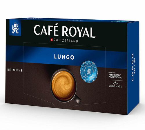 Caf&eacute; capsules Nespresso Pro - Lungo - x50 - CAFE ROYAL PRO