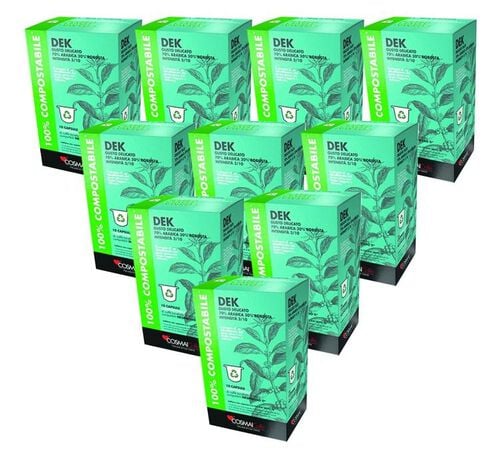 100 capsules compatibles Nespresso* Original Dek d&eacute;caf&eacute;in&eacute; - COSMAI CAFF&Eacute;