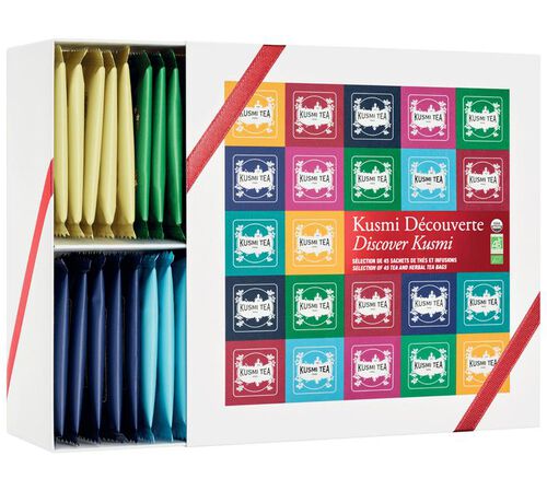 Kusmi Tea Organic Tea Selection Pack x 45 Tea Bags